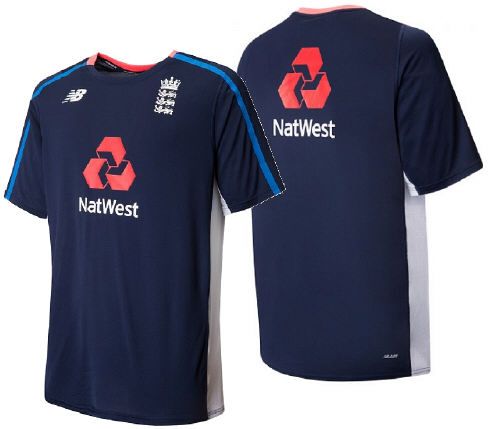 2017/18 England New Balance Cricket SS Training Tee Snr