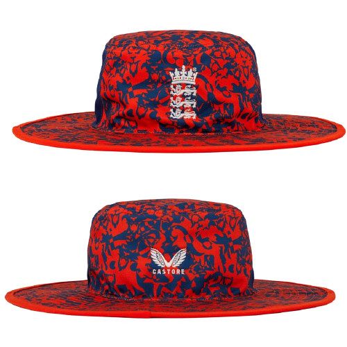 2024 England Castore T20 Cricket Sun Hat Reversible