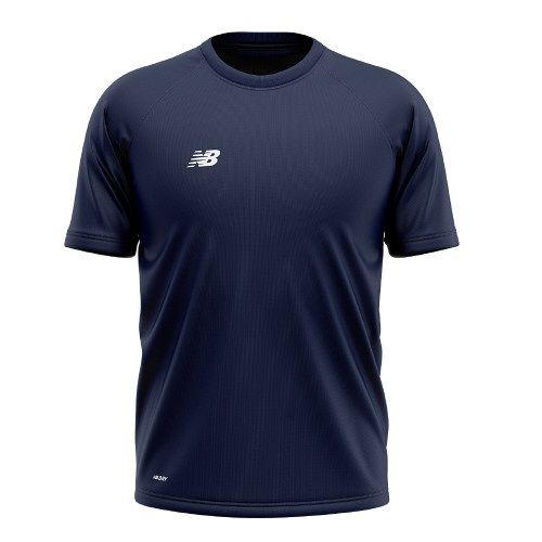 New Balance Cricket Training Shirt Navy  Jnr