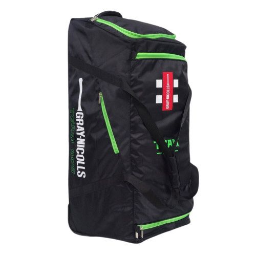 Gray Nicolls Team 400 Black/Green Wheelie Cricket Bag 2024