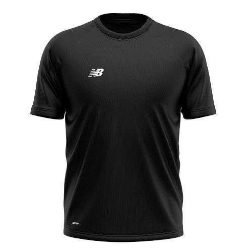 New Balance Cricket Training Shirt Black  Jnr