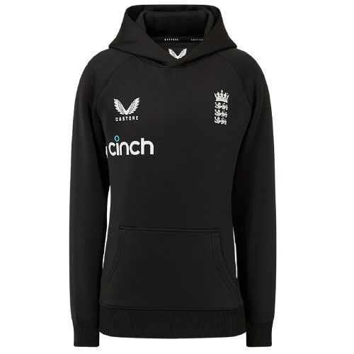 2024 England Castore Cricket Training Hoody Snr Front