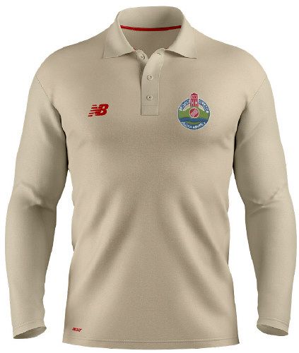 New Balance Cricket Teamwear  Long Sleeve Playing Shirt Snr