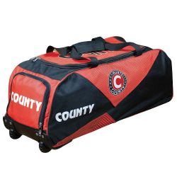 Hunts County Xero Wheelie Cricket Bag - Red/Black