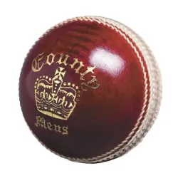 Readers County Crown Trainer Cricket Ball - Red/White