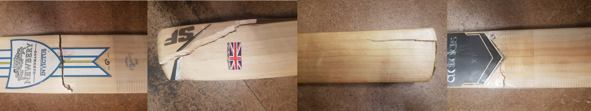 Cricket Bats with splits